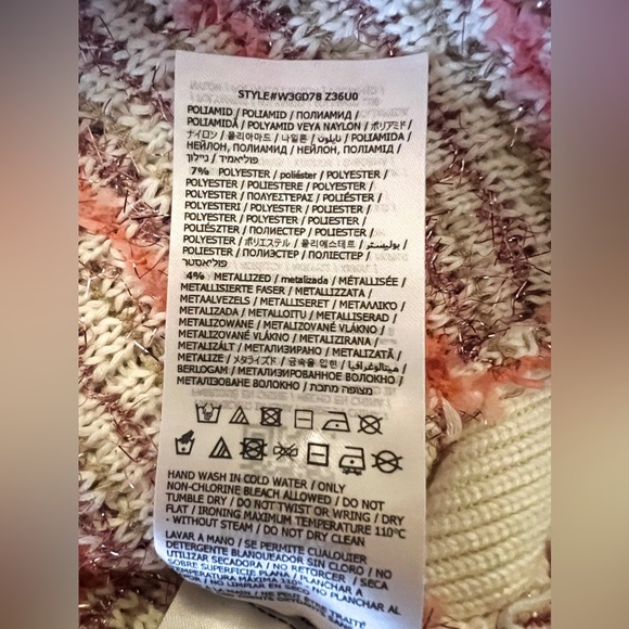 NWT GUESS Pink White Amy Tweed Cropped Tank Top Medium & Mini Skirt Small Set! - Picture 15 of 16